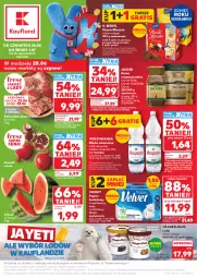 Gazetka promocyjna Kaufland - Gazetka tygodnia - Gazetka - ważna od 01.07 do 01.07.2026 - strona 1 - produkty: Kawa rozpuszczalna, Sok, Rum, Por, Mus, Gra, Papier, Granat, Karkówka wieprzowa, Szal, Kawa, Kosz, O nas, Papier toaletowy, Velvet, Lody, Mleczko, Muszynianka, Ptasie mleczko, Woda mineralna, E. Wedel, Jacobs, Arbuz, Woda