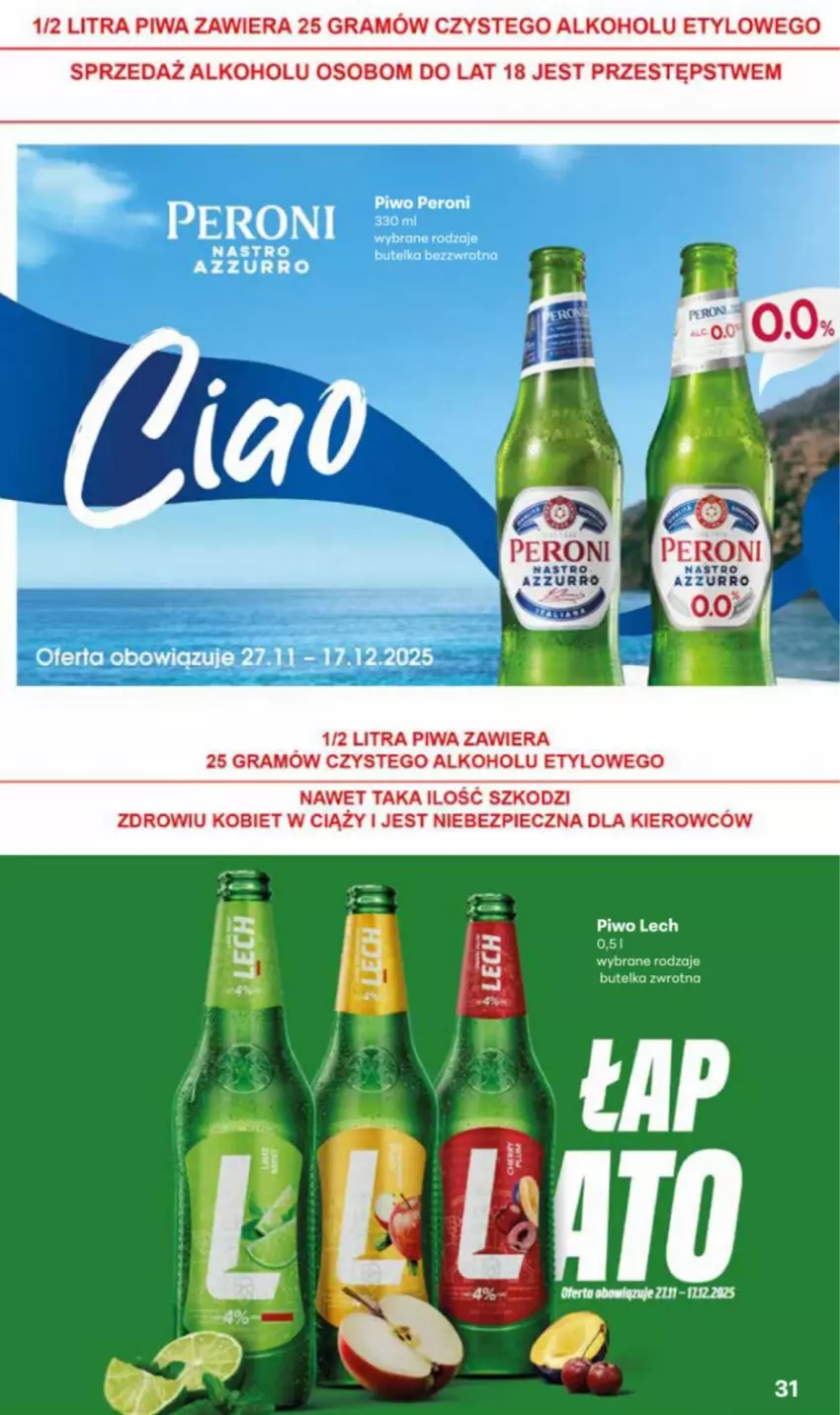 Gazetka promocyjna Delikatesy Centrum - Katalog Przepisy na Bliskie Święta DC48-DC49-DC50 - ważna 27.11 do 17.12.2025 - strona 31 - produkty: O nas, Piwo