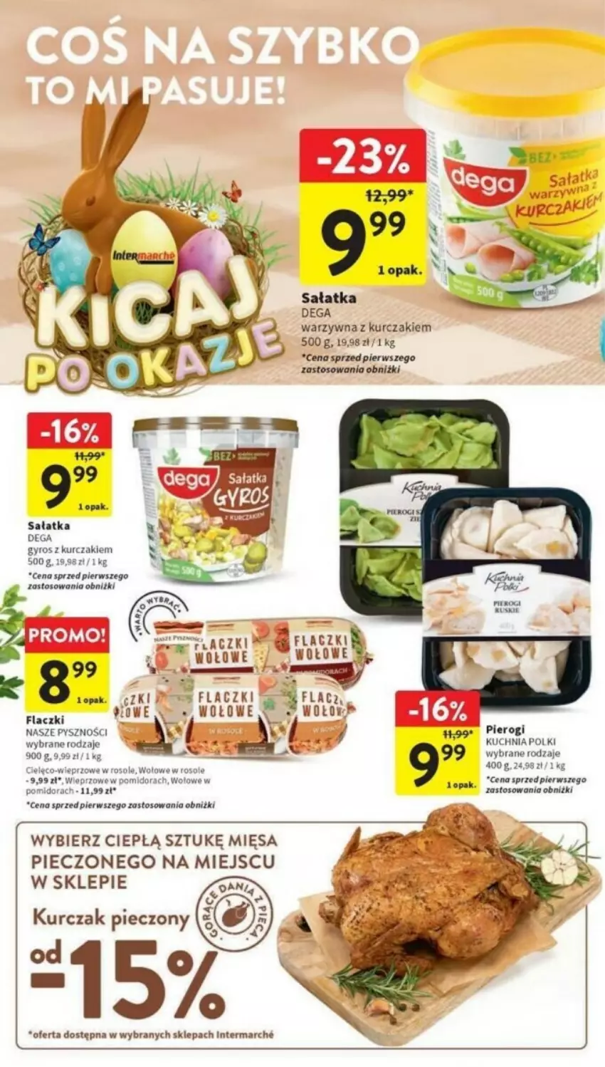 Gazetka promocyjna Intermarche - ważna 11.03 do 13.03.2024 - strona 27 - produkty: Dega, Gyros, Kuchnia, Kurczak, Piec, Pierogi, Sałat, Sałatka