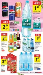 Gazetka promocyjna Intermarche - Gazetka - ważna od 13.03 do 13.03.2024 - strona 35 - produkty: Dawtona, Mus, Mirinda, LANA, Pepsi, Fortuna, Szyna, Woda mineralna, Napój niegazowany, Woda, Napój