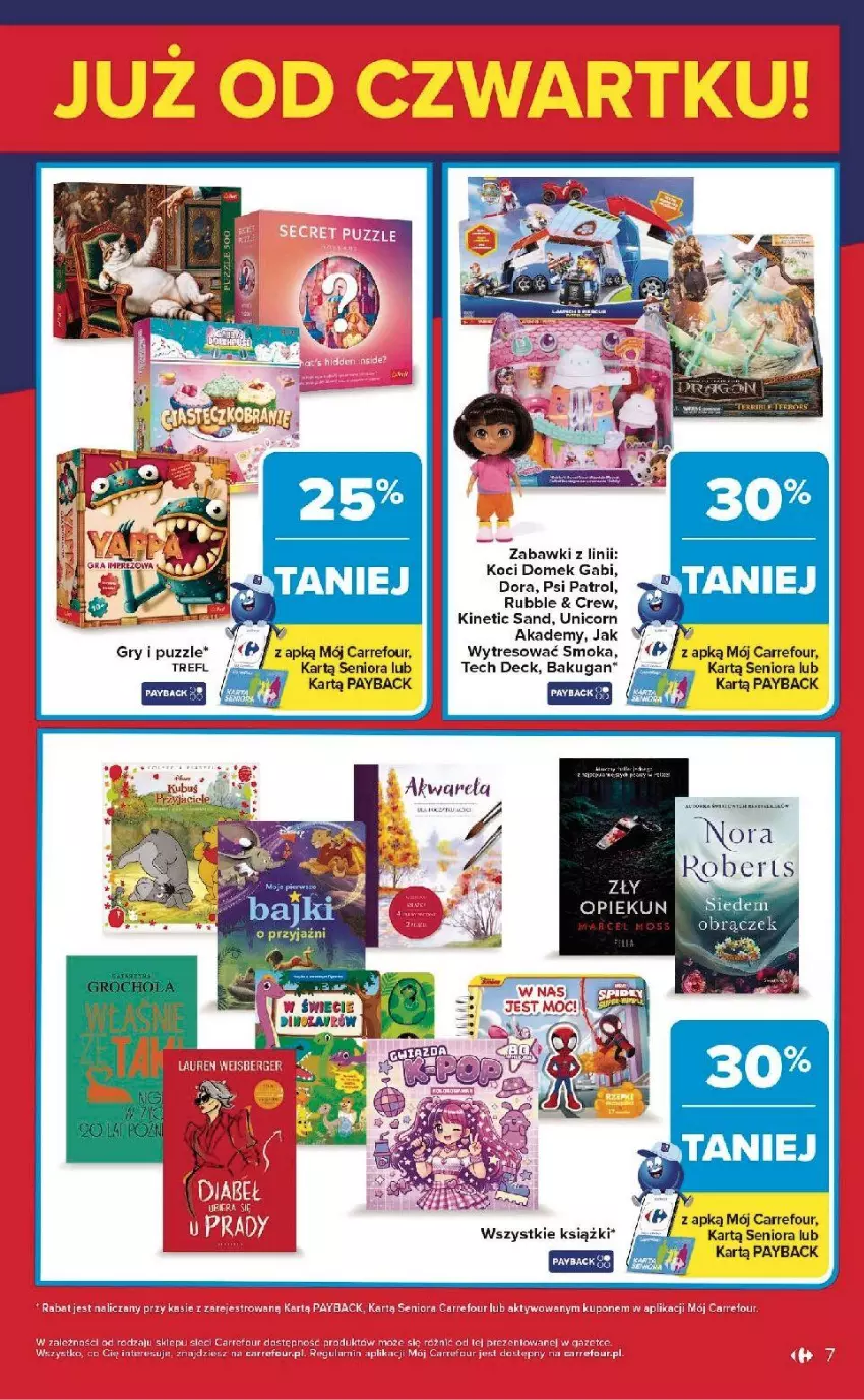 Gazetka promocyjna Carrefour - Gazetka Weekend okazji już od czwartku! - ważna 28.05 do 30.05.2026 - strona 7 - produkty: Fa, Gry, Laur, LG, Puzzle