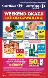 Gazetka promocyjna Carrefour - Gazetka Weekend okazji już od czwartku! - Gazetka - ważna od 30.05 do 30.05.2026 - strona 1 - produkty: Piwa, Piwo, Kurczak, Por, Pizza, Arbuz, Lech Premium, Fa