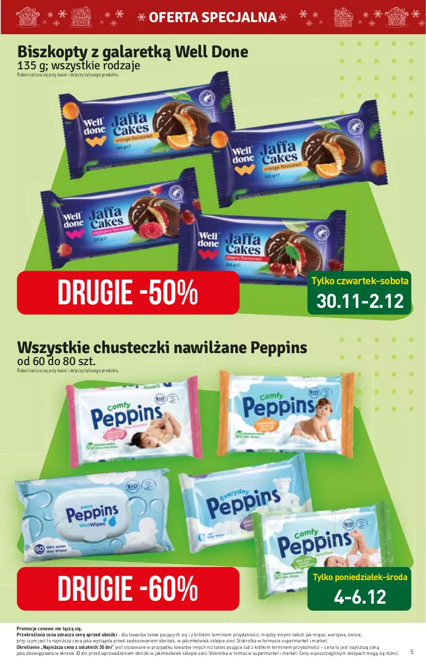 Gazetka promocyjna Stokrotka - Supermarket - ważna 30.11 do 06.12.2023 - strona 5 - produkty: Mięso, Owoce, Warzywa