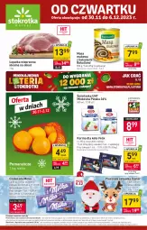 Gazetka promocyjna Stokrotka - Supermarket - Gazetka - ważna od 06.12 do 06.12.2023 - strona 1 - produkty: Warzywa, Gra, Sati, Mlekovita, Pomarańcze, Zabawka, Siatka, Czekolada, Owoce, Felix, Mięso, Milka, Bakalland, Mleko