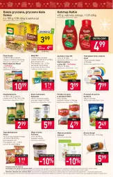 Gazetka promocyjna Stokrotka - Supermarket - Gazetka - ważna od 06.12 do 06.12.2023 - strona 12 - produkty: Ketchup, Warzywa, Mięso w słoiku, Mus, Gry, Gra, Ba!, Kucharek, Oliwki, Zupa, Sardynki, Kawa, LANA, Burger, Szprot, Kotlin, Dan Cake, Baton, Owoce, Cenos, Graal, Kamis, Kasza, Olej, Pomidory, Przyprawa do potraw, Kasza gryczana, Mięso, Nestlé, Pomidory krojone, Musztarda