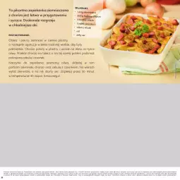 Gazetka promocyjna Stokrotka - Jesienne Inspiracje - Gazetka - ważna od 29.10 do 29.10.2024 - strona 22 - produkty: Warzywa, Top, Ser, Sól, Czosnek, Ziemniaki, Talerz, Zapiekanka, Owoce, Oliwa z oliwek, Mięso, Oliwa