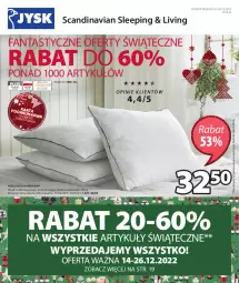Gazetka promocyjna Jysk - Oferta tygodnia - Gazetka - ważna od 26.12 do 26.12.2022 - strona 2 - produkty: Wełna, Fanta, Poduszka, Fa