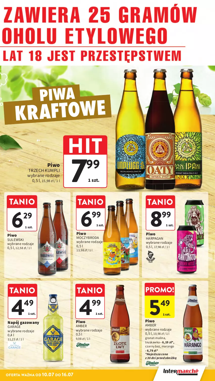 Gazetka promocyjna Intermarche - Gazetka promocyjna - ważna 10.07 do 16.07.2025 - strona 36 - produkty: Gra, Granat, Napój, Napój gazowany, Piwa, Piwo