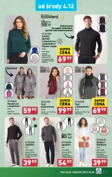 Gazetka promocyjna Aldi - Artykuły przemysłowe i tekstylia - Gazetka - ważna od 07.12 do 07.12.2024 - strona 7 - produkty: Sweter, Koc, Kardigan, Szal, Bluza z kapturem, Spodnie, Bluza, Fa