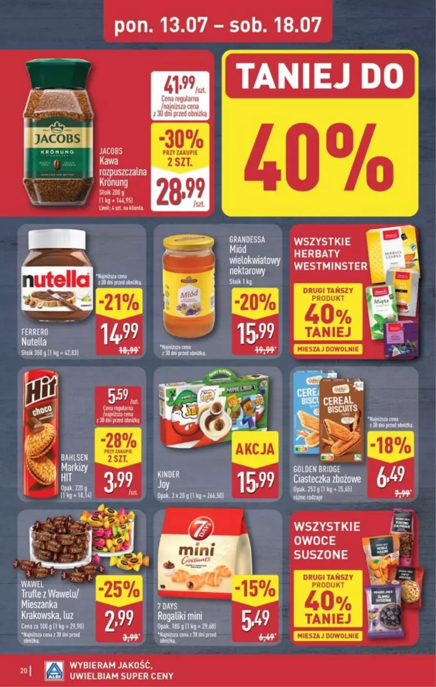 Gazetka promocyjna Aldi - Pełna oferta - ważna 13.07 do 18.07.2026 - strona 20 - produkty: Gra, Kawa, Wawel