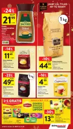 Gazetka promocyjna Intermarche - Gazetka - ważna od 04.12 do 04.12.2024 - strona 37 - produkty: Kawa rozpuszczalna, Kawa ziarnista, Kawa mielona, Kawa, Velvet, Lipton, Jacobs Velvet, Cappuccino, Jacobs, Herbata