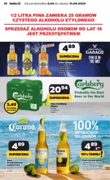 Gazetka promocyjna Netto - Od Poniedziałku - Gazetka - ważna od 13.04 do 13.04.2024 - strona 18 - produkty: Piwa, Piwo, Gra, Carlsberg, Corona Extra