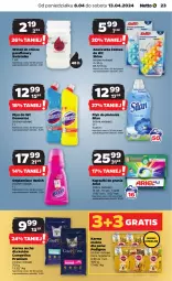 Gazetka promocyjna Netto - Od Poniedziałku - Gazetka - ważna od 13.04 do 13.04.2024 - strona 23 - produkty: Domestos, Gra, Odplamiacz, Silan, Płyn do płukania, Znicz, Płyn do wc, Vanish, Ariel, Kapsułki do prania, Pedigree