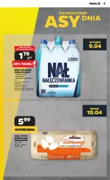 Gazetka promocyjna Netto - Od Poniedziałku - Gazetka - ważna od 13.04 do 13.04.2024 - strona 5 - produkty: Nałęczowianka, Jaja, Kosz, Woda mineralna, Woda, Kokos