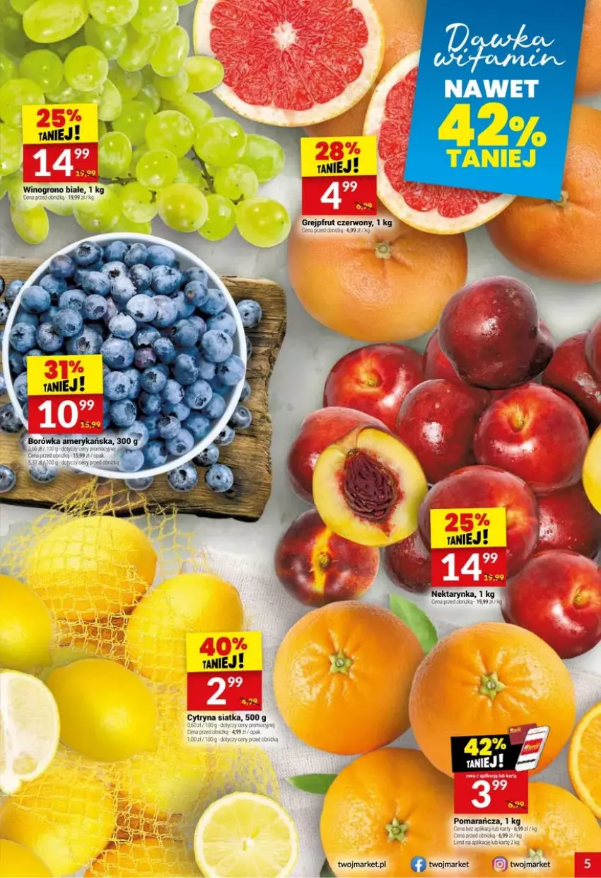 Gazetka promocyjna Twoj Market - ważna 05.02 do 11.02.2025 - strona 33 - produkty: Grejpfrut