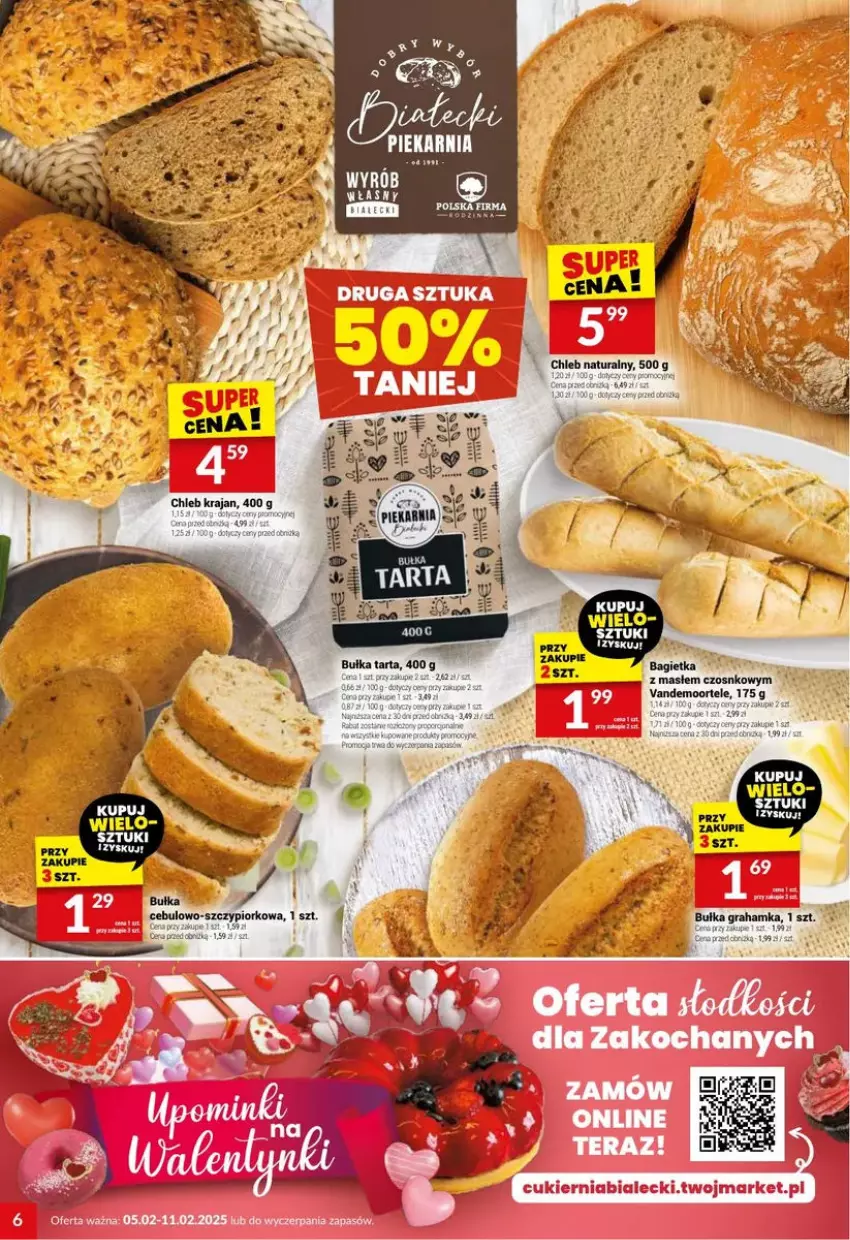 Gazetka promocyjna Twoj Market - ważna 05.02 do 11.02.2025 - strona 34 - produkty: Bułka, Bułka grahamka, Chleb, Fa, Gra, Por