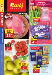 Gazetka promocyjna Twoj Market - Gazetka - ważna od 11.02 do 11.02.2025 - strona 1 - produkty: Por, LANA, Szynka, Czekolada, Bukiet, Milka, Fa