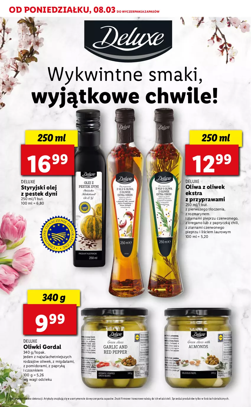 Gazetka promocyjna Lidl - DELUXE WIELKANOC - ważna 08.03 do 13.03.2021 - strona 14 - produkty: Laur, Olej, Oliwa z oliwek, Oliwki, Pieprz, Stek, Wagi