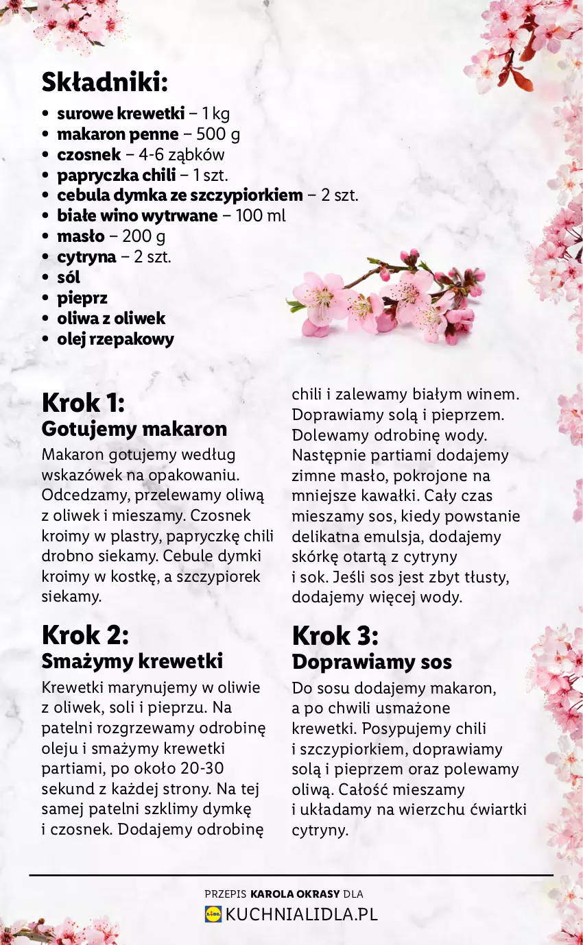 Gazetka promocyjna Lidl - DELUXE WIELKANOC - ważna 08.03 do 13.03.2021 - strona 5 - produkty: Cebula, Cytryny, Czosnek, Emulsja, Kawa, Krewetki, Kuchnia, Makaron, Masło, Olej, Olej rzepakowy, Oliwa z oliwek, Penne, Pieprz, Sok, Sól, Sos, Wino