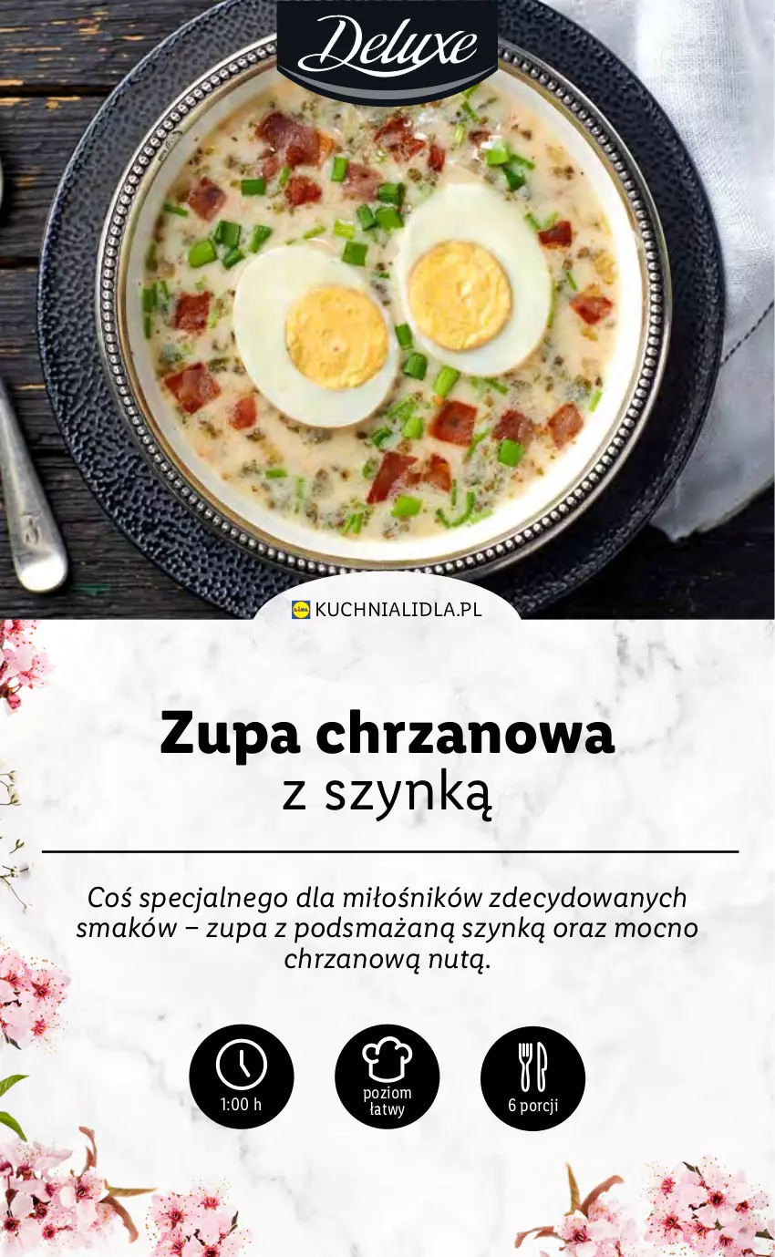 Gazetka promocyjna Lidl - DELUXE WIELKANOC - ważna 08.03 do 13.03.2021 - strona 8 - produkty: Chrzan, Kuchnia, Por, Zupa