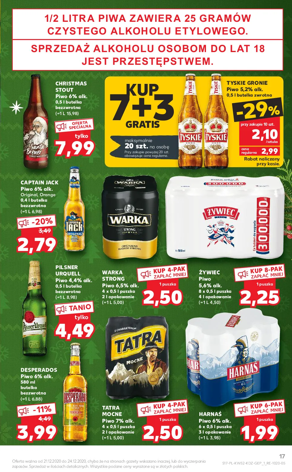 Gazetka promocyjna Kaufland - Święta - ważna 21.12 do 24.12.2020 - strona 17