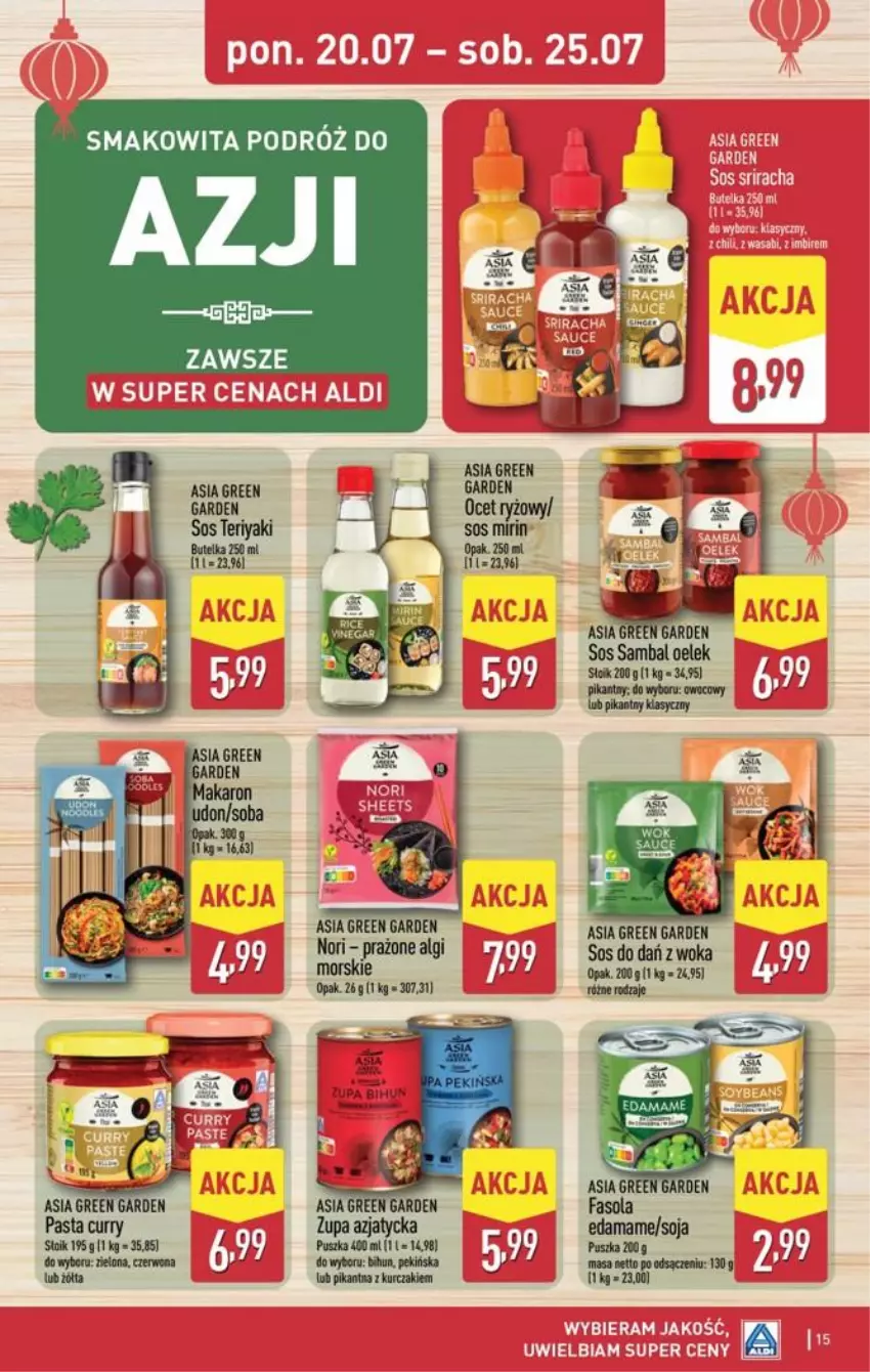 Gazetka promocyjna Aldi - Pełna oferta - ważna 20.07 do 25.07.2026 - strona 15 - produkty: Jaja, Kurczak, LG, Smakowita, Sos