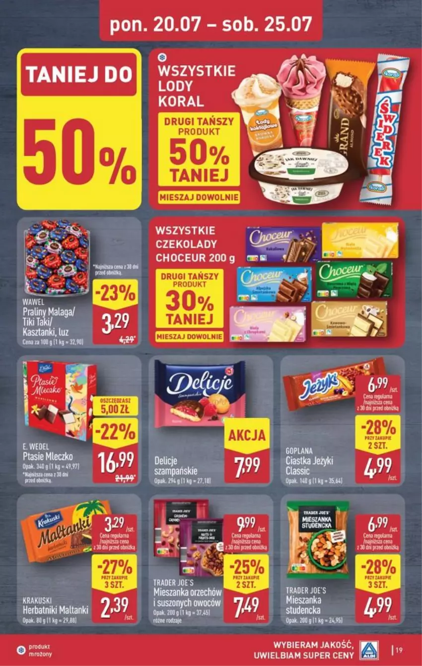 Gazetka promocyjna Aldi - Pełna oferta - ważna 20.07 do 25.07.2026 - strona 19 - produkty: Herbatniki, Krakus, Krakuski, Por