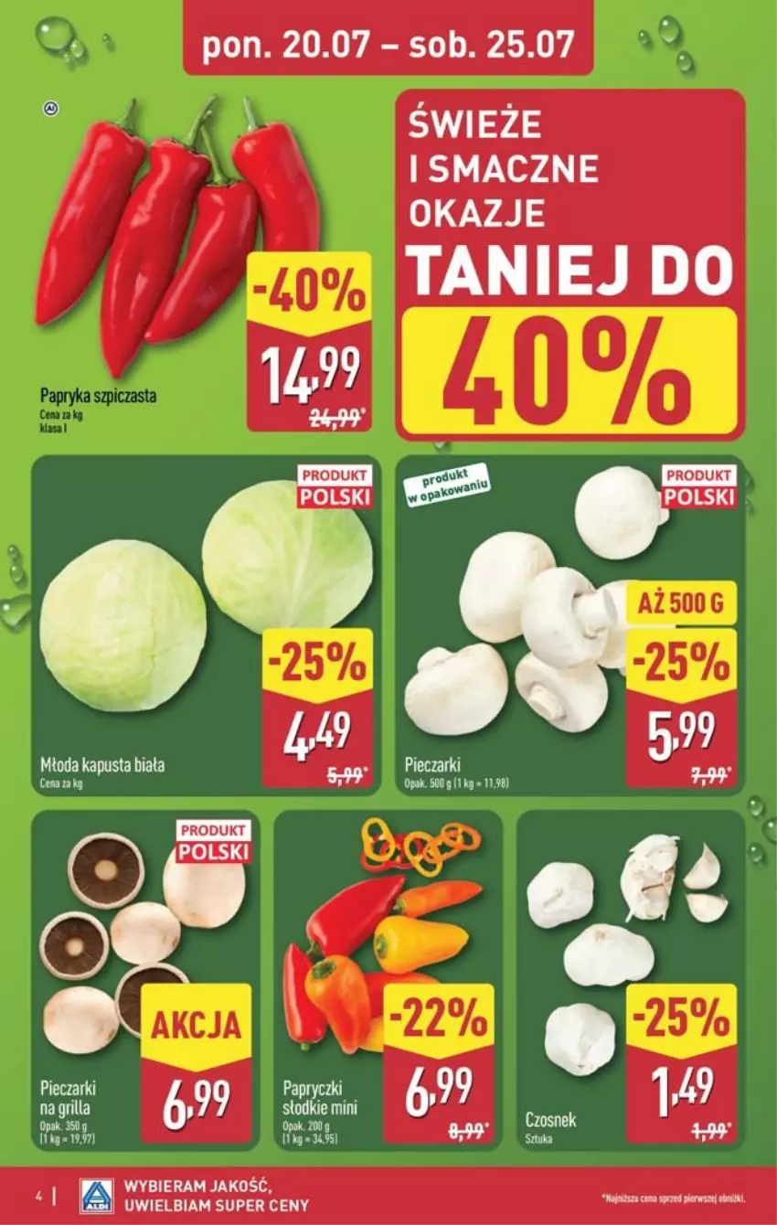 Gazetka promocyjna Aldi - Pełna oferta - ważna 20.07 do 25.07.2026 - strona 4 - produkty: Grill, Piec