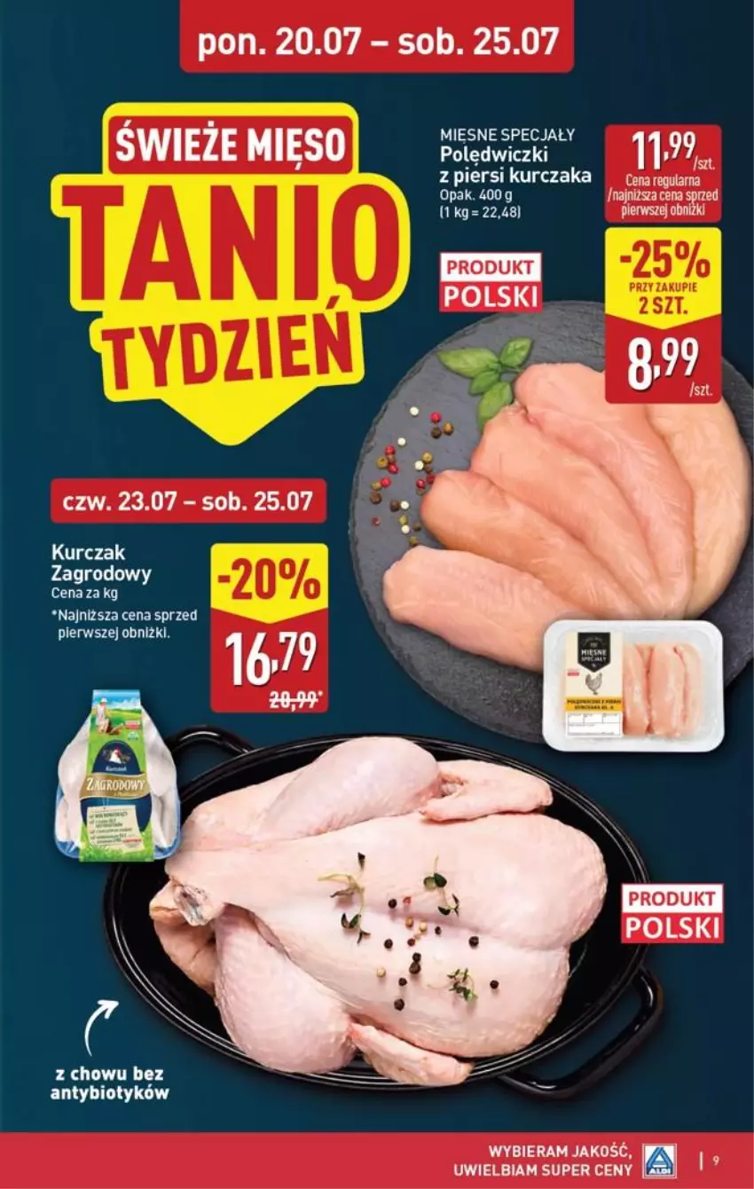 Gazetka promocyjna Aldi - Pełna oferta - ważna 20.07 do 25.07.2026 - strona 9 - produkty: Kurczak