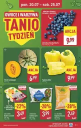 Gazetka promocyjna Aldi - Pełna oferta - Gazetka - ważna od 25.07 do 25.07.2026 - strona 5 - produkty: Warzywa, Borówka, Borówka amerykańska, Rukola, SEKO, Bukiet, Owoce, Melon, Fa