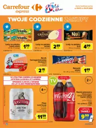 Gazetka promocyjna Carrefour - Gazetka Express - Gazetka - ważna od 25.07 do 25.07.2022 - strona 2 - produkty: Piwa, Piwo, Ser, Gra, Kasztelan, Coca-Cola, Rolmlecz, Serek homogenizowany, Lody, Serek, Tonik, Napój gazowany, Baton, Fanta, Sprite, Napój, Fa