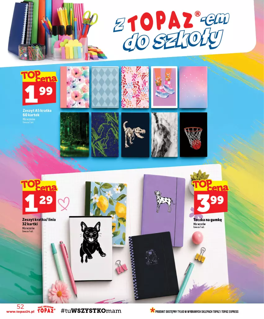 Gazetka promocyjna Topaz - Gazetka - ważna 13.08 do 19.08.2026 - strona 52 - produkty: Top