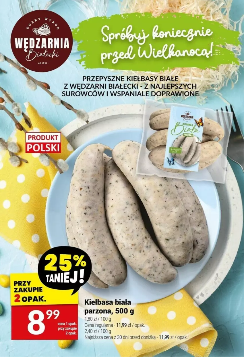 Gazetka promocyjna Twoj Market - ważna 06.03 do 12.03.2024 - strona 23 - produkty: Kiełbasa, Kiełbasa biała