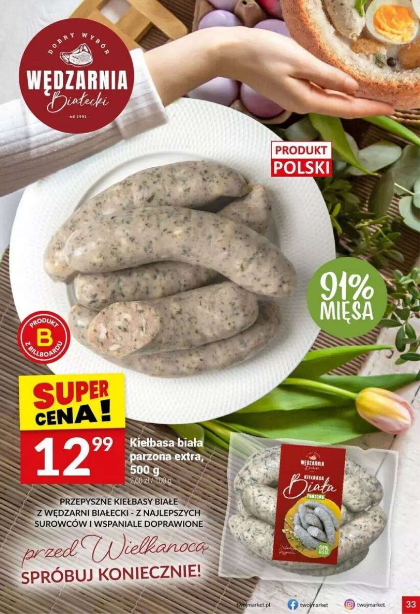 Gazetka promocyjna Twoj Market - ważna 06.03 do 12.03.2024 - strona 29 - produkty: Kiełbasa