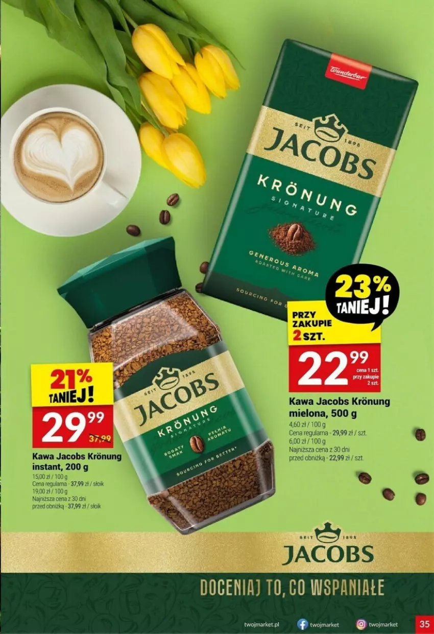 Gazetka promocyjna Twoj Market - ważna 06.03 do 12.03.2024 - strona 31 - produkty: Jacobs, Kawa