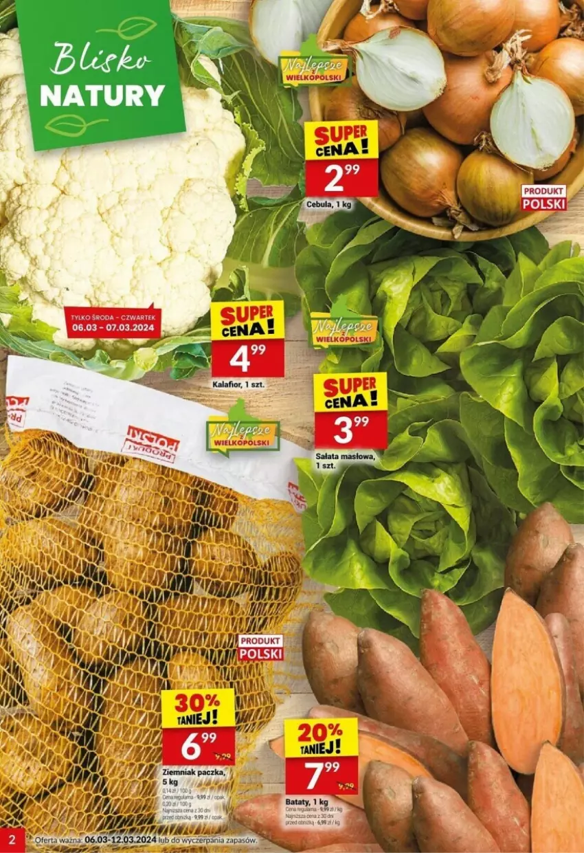 Gazetka promocyjna Twoj Market - ważna 06.03 do 12.03.2024 - strona 33 - produkty: Cebula, Masło, Sałat, Sałata masłowa