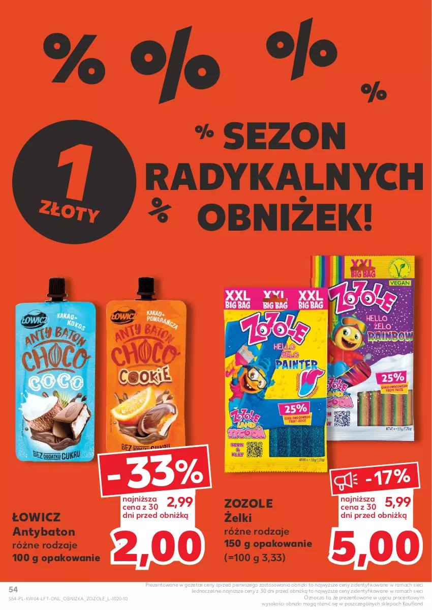 Gazetka promocyjna Kaufland - Gazetka tygodnia - ważna 23.01 do 29.01.2025 - strona 54 - produkty: Baton, Rama, Sok