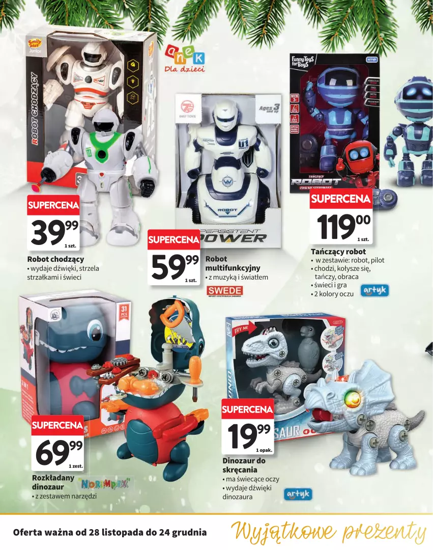 Gazetka promocyjna Intermarche - ważna 28.11 do 24.12.2024 - strona 12 - produkty: Dinozaur, Gra, Robot, Top