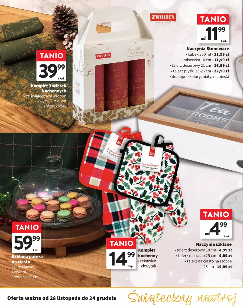 Gazetka promocyjna Intermarche - ważna 28.11 do 24.12.2024 - strona 18 - produkty: Deser, Kubek, Miseczka, Ser, Talerz, Talerz deserowy, Top