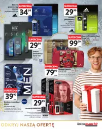 Gazetka promocyjna Intermarche - Gazetka - ważna od 24.12 do 24.12.2024 - strona 27 - produkty: Zestaw prezentowy, Pur, Dezodorant, Str8, Adidas, Dove, Antyperspirant, Nivea, Fa