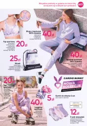 Gazetka promocyjna Pepco - Cardio Bunny - Gazetka - ważna od 02.02 do 02.02.2022 - strona 5 - produkty: Top, Sok, Por, Gin, Karp, O nas, Bluza z kapturem, Sport, Legginsy, Spodnie, Spodnie sportowe, Bluza