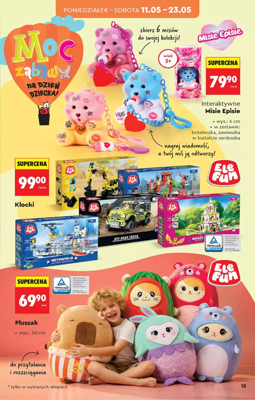 Gazetka promocyjna Biedronka - Okazje Tygodnia - ważna 09.05 do 23.05.2026 - strona 15 - produkty: Gra, Koc, Pluszak, Ser, Tera