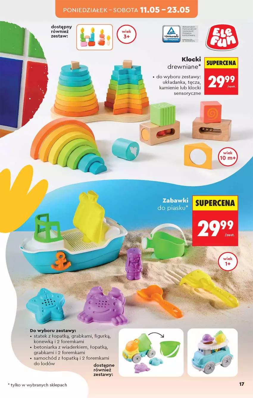 Gazetka promocyjna Biedronka - Okazje Tygodnia - ważna 09.05 do 23.05.2026 - strona 17 - produkty: Gra, Klocki, Samochód, Sos, Układanka