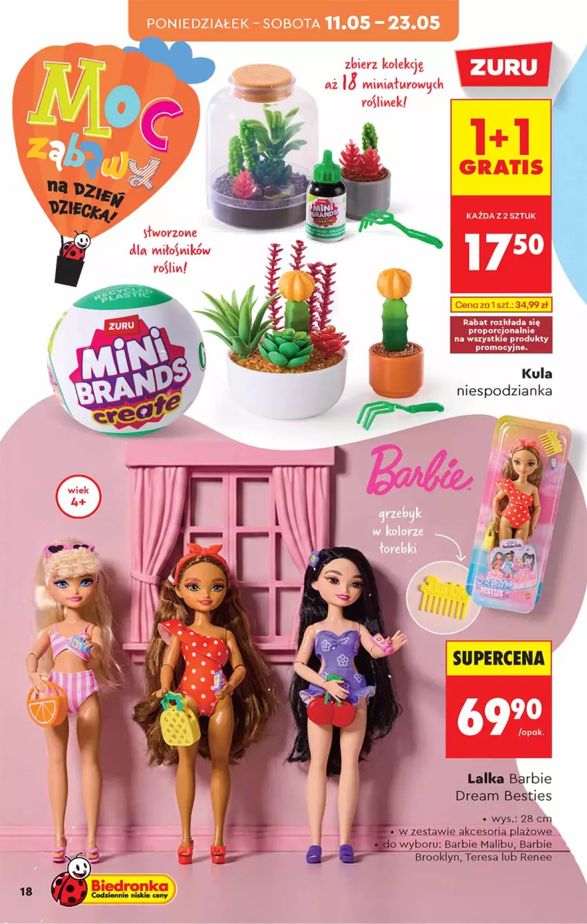 Gazetka promocyjna Biedronka - Okazje Tygodnia - ważna 09.05 do 23.05.2026 - strona 18 - produkty: Barbie, Lalka, Malibu