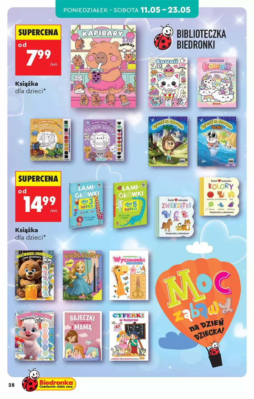 Gazetka promocyjna Biedronka - Okazje Tygodnia - ważna 09.05 do 23.05.2026 - strona 28 - produkty: Dzieci, Koc, Książka