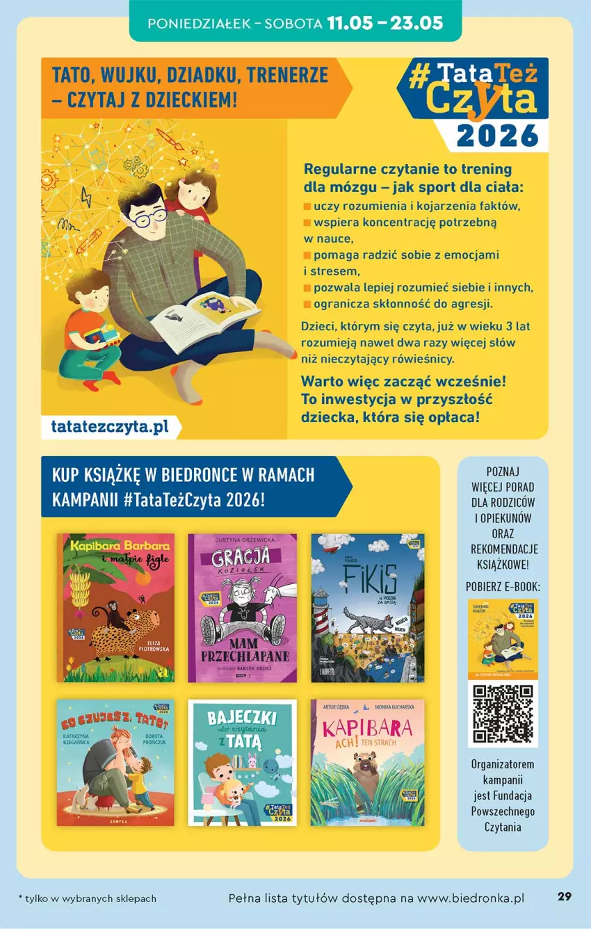 Gazetka promocyjna Biedronka - Okazje Tygodnia - ważna 09.05 do 23.05.2026 - strona 29 - produkty: Artur, Dzieci, Fa, Gra, Gres, Por, Rama, Sport