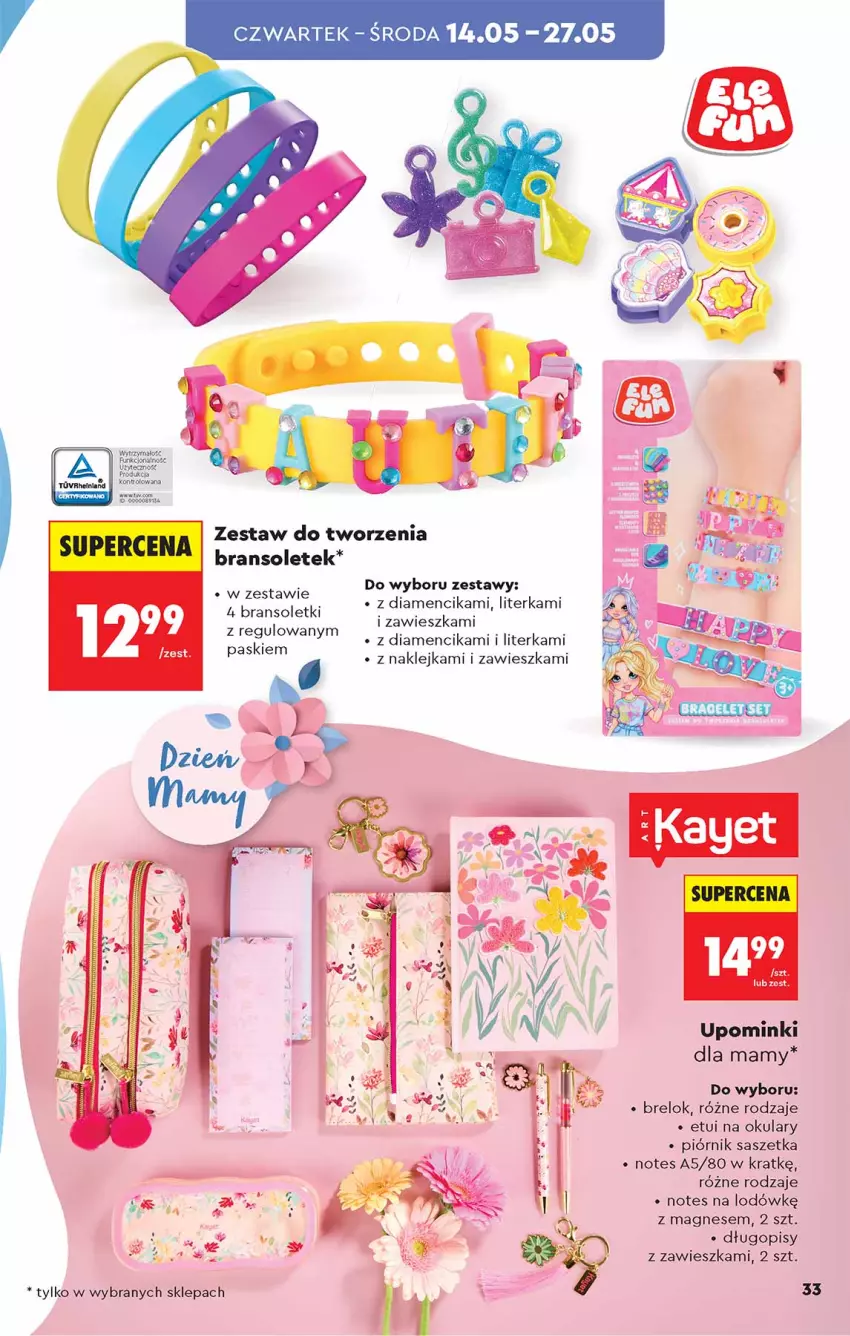 Gazetka promocyjna Biedronka - Okazje Tygodnia - ważna 09.05 do 23.05.2026 - strona 33 - produkty: Długopis, Klej, Piórnik