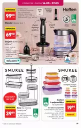Gazetka promocyjna Biedronka - Okazje Tygodnia - Gazetka - ważna od 23.05 do 23.05.2026 - strona 37 - produkty: Warzywa, Blender ręczny, Blender, Czajnik elektryczny, Rozdrabniacz, Czajnik, Kosz, Pojemnik, Taft, LANA, Owoce