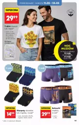 Gazetka promocyjna Biedronka - Okazje Tygodnia - Gazetka - ważna od 23.05 do 23.05.2026 - strona 43 - produkty: Ser, Karp, T-shirt, Bokserki