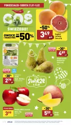 Gazetka promocyjna Aldi - Katalog spożywczy - Gazetka - ważna od 05.02 do 05.02.2022 - strona 2 - produkty: Warzywa, Tera, Kiełki, Gruszki, Owoce, Mango, Jabłka, Grejpfrut